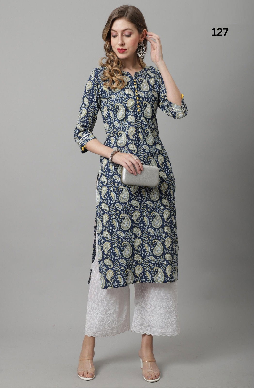 Printed Srivalli By Trendy Cotton Kurtis Catalog